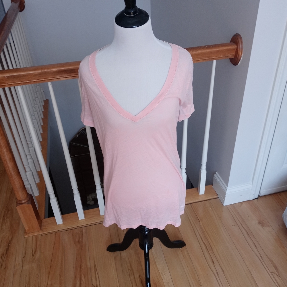 Pink Victoria secret shirt light pink size medium.